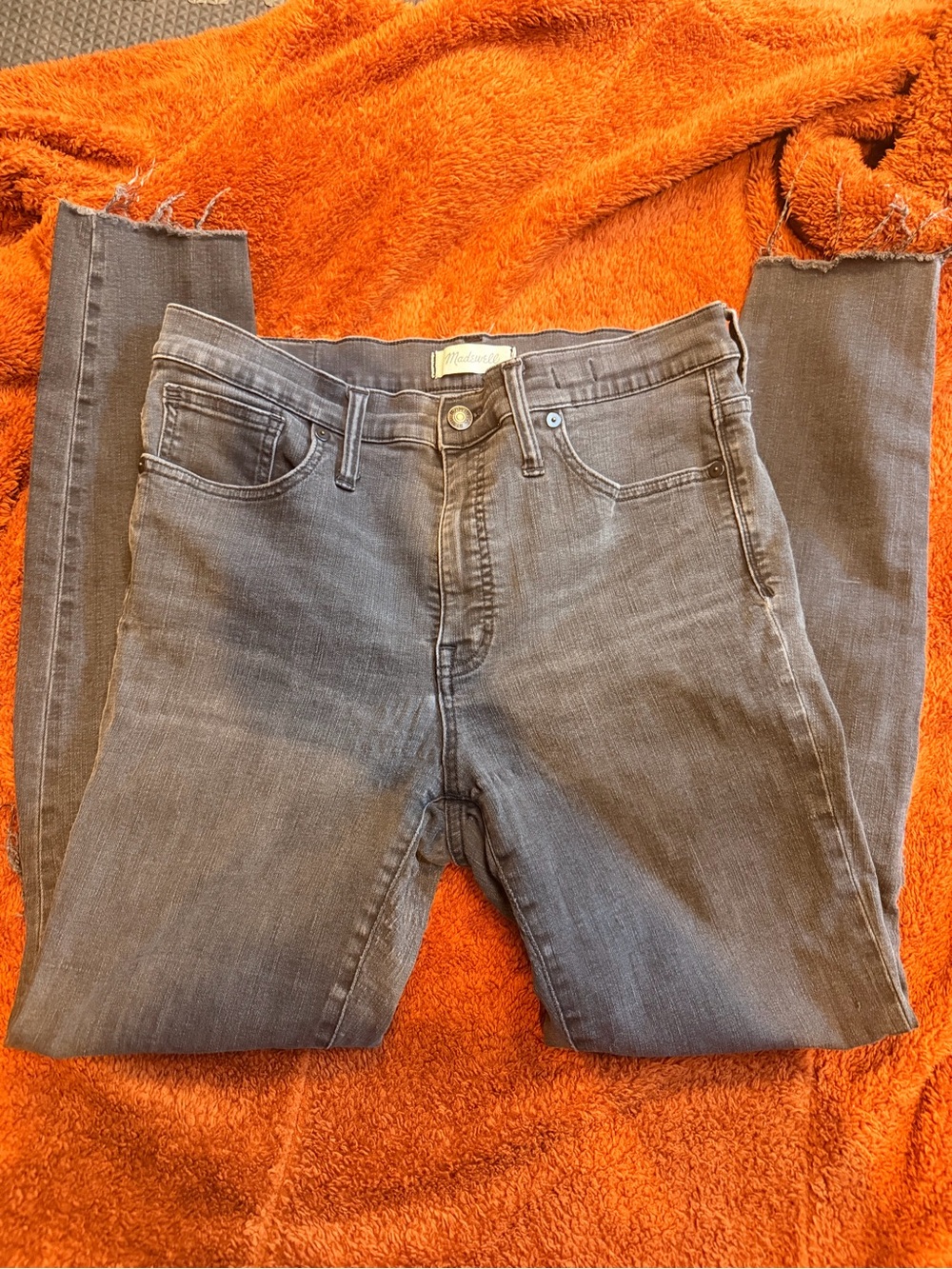 Madewell Women's Skinny Jeans in Washed Gray